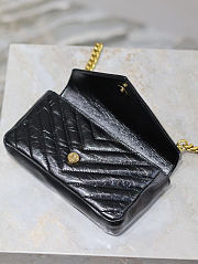 Colestore YSL College Mini In Shiny Leather Black 20×13×3cm - 2