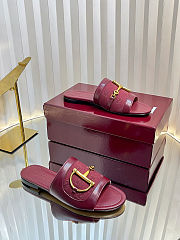 Colestore Gucci Slide Sandal with Horsebit in Red - 2