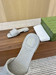 Colestore Gucci Sandals Slide Gray - 5
