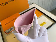 Colestore Louis Vuitton Monogram Multi-Function Card Holder in Pink 11.5×8.4cm - 5