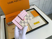 Colestore Louis Vuitton Monogram Multi-Function Card Holder in Pink 11.5×8.4cm - 3