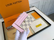 Colestore Louis Vuitton Monogram Multi-Function Card Holder in Pink 11.5×8.4cm - 2