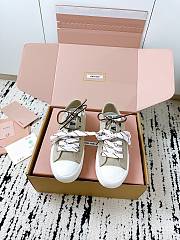Colestore Miu Miu Canvas Sneaker Brown - 1