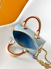 Colestore Louis Vuitton Nano Speedy Baby Blue 16x10x7.5cm - 6