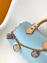 Colestore Louis Vuitton Nano Speedy Baby Blue 16x10x7.5cm - 3