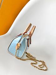 Colestore Louis Vuitton Nano Speedy Baby Blue 16x10x7.5cm - 2