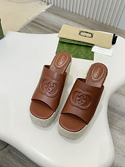Colestore Gucci Women's Interlocking G Sandal in Brown - 5