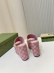Colestore Gucci Women's Interlocking G Horsebit Flatform in Pink - 6