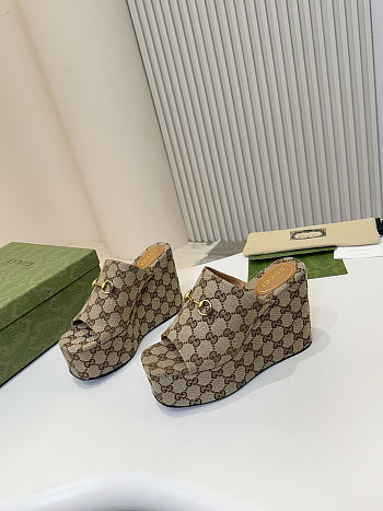 Colestore Gucci Women's Interlocking G Horsebit Flatform 