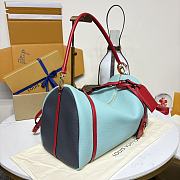 Colestore Louis Vuitton Nicolas Ghesquière Soft Keepall Bag Blue 25x15x18cm - 5
