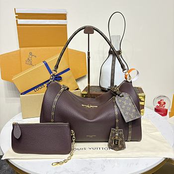 Colestore Louis Vuitton Nicolas Ghesquière Soft Keepall Bag Chocolate 25x15x18cm
