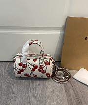 Colestore Coach Mini Rowan Crossbody Bag With Cherry Print 18x14x8cm - 1