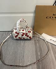 Colestore Coach Mini Rowan Crossbody Bag With Cherry Print 18x14x8cm - 5