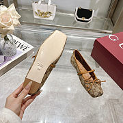 Colestore Gucci Horsebit Ballet Flat Brown Oginal GG Canvas  - 6