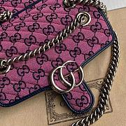 Colestore Gucci GG Canvas GG Marmont crossbody bag 22x13x6cm - 2