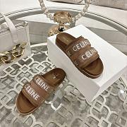 Colestore Celine Trendy Triomphe Webbing Logo Slides/Sandals - 6