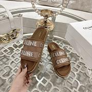 Colestore Celine Trendy Triomphe Webbing Logo Slides/Sandals - 3