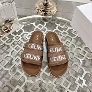 Colestore Celine Trendy Triomphe Webbing Logo Slides/Sandals - 1