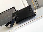 Colestore Givenchy Women's Mini Antigona Lock Black x Gold Hardware Bag In Box Leather 22x18x13cm - 3