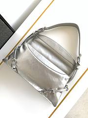 Colestore Givenchy Women's P'tit Voyou Sliver Bag in Laminated Leather 32x15x9.5cm - 6
