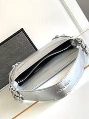 Colestore Givenchy Women's P'tit Voyou Sliver Bag in Laminated Leather 32x15x9.5cm - 4