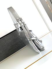 Colestore Givenchy Women's P'tit Voyou Sliver Bag in Laminated Leather 32x15x9.5cm - 2