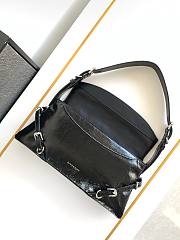 Colestore Givenchy Women's P'tit Voyou Black Bag in Laminated Leather 32x15x9.5cm - 4