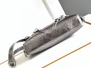 Colestore Givenchy Voyou Sliver Mini Leather Shoulder Bag 24x18x3.5cm - 5
