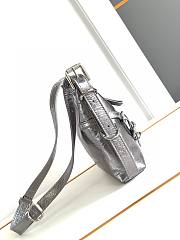 Colestore Givenchy Voyou Sliver Mini Leather Shoulder Bag 24x18x3.5cm - 4