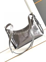 Colestore Givenchy Voyou Sliver Mini Leather Shoulder Bag 24x18x3.5cm - 3