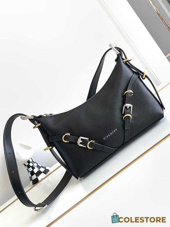 Colestore Givenchy Mini Voyou Leather Bag - Black 24x18x3.5cm - 1
