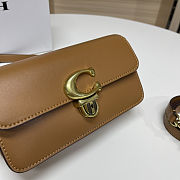 Colestore Coach Studio Baguette Bag in Honey Brown 20x10x7cm - 5