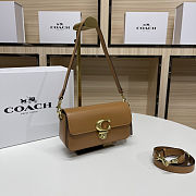 Colestore Coach Studio Baguette Bag in Honey Brown 20x10x7cm - 4