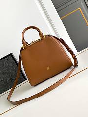 Colestore Givenchy Mini Antigona Cube Brown bag in leather 13x19x22cm - 3