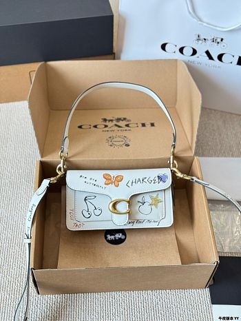 Colestore Coach Tabby Shoulder Bag 20 With Sketch Print 20x13cm