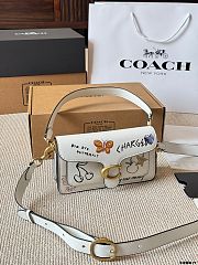 Colestore Coach Tabby Shoulder Bag 20 With Sketch Print 20x13cm - 2
