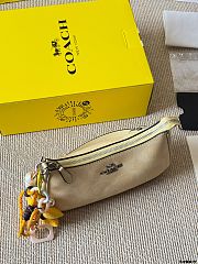 Colestore Coach Teri Shoulder Bag Yellow  24 x 13 cm - 4