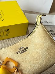 Colestore Coach Teri Shoulder Bag Yellow  24 x 13 cm - 2