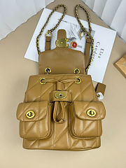 Colestore Coach Tabby Backpack Honey Brown 22.5x21x13.5cm - 2