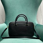 Colestore YSL Saint Laurent Lyia Zip-up Duffle Bag in Black 31x13x16cm - 3