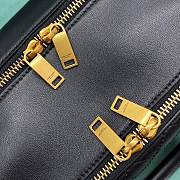 Colestore YSL Saint Laurent Lyia Zip-up Duffle Bag in Black 31x13x16cm - 2