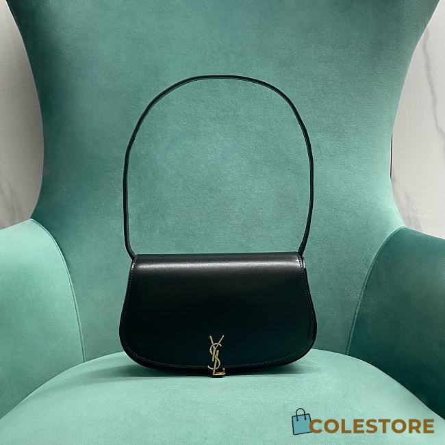  Colestore YSL Saint Laurent Mini Voltaire in Black 21×4×13cm - 1