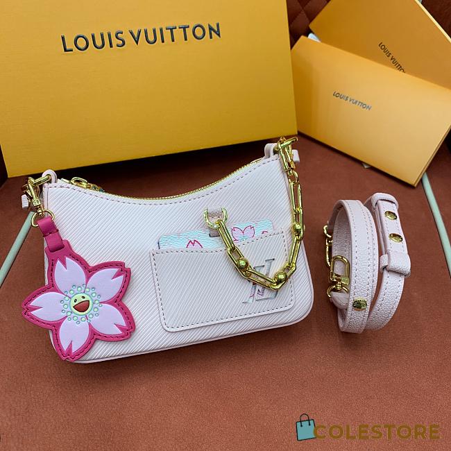 Colestore Louis Vuitton Marellini LV x TM Pink Bag 19 x 13.5 x 6.5CM - 1