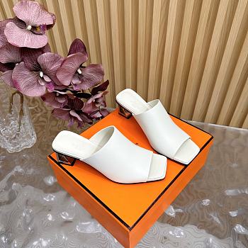 Colestore Hermes Iconique 60 Sandal White 