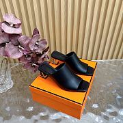Colestore Hermes Iconique 60 Sandal Black - 1