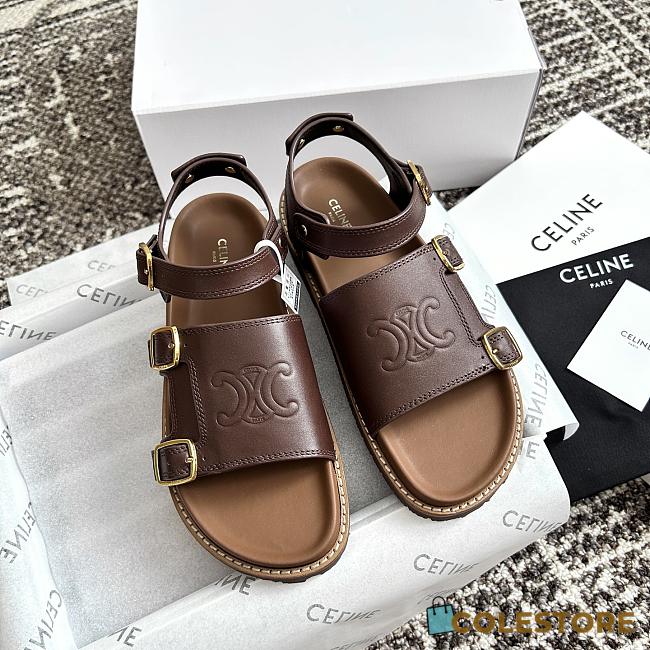 Colestore Celine Mino Sandal Brown  - 1