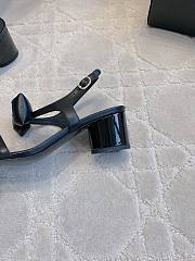 Colestore Chanel Bow Chunky Sandal in Black - 2