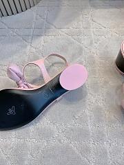 Colestore Chanel Bow Chunky Sandal in Pink - 6