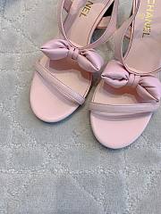 Colestore Chanel Bow Chunky Sandal in Pink - 4