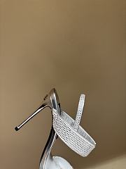 Colestore Dolce & Gabbana Satin Sandals with Iron-On Rhinestones  - 4